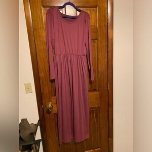 Long sleeve maxi dress